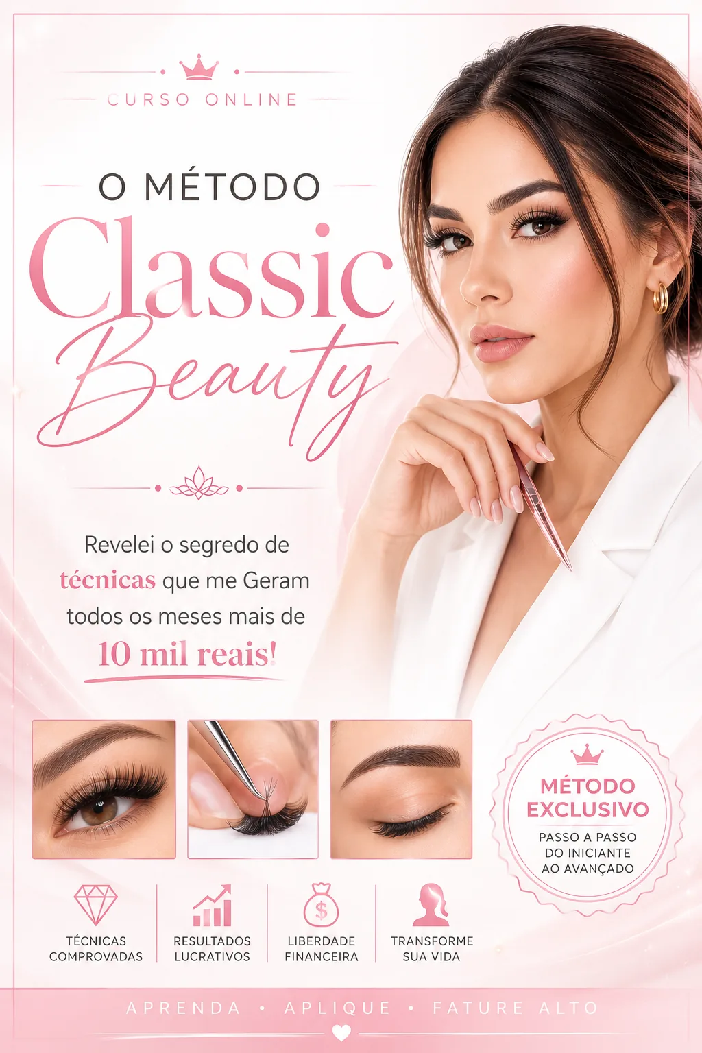 Curso de design de sobrancelhas