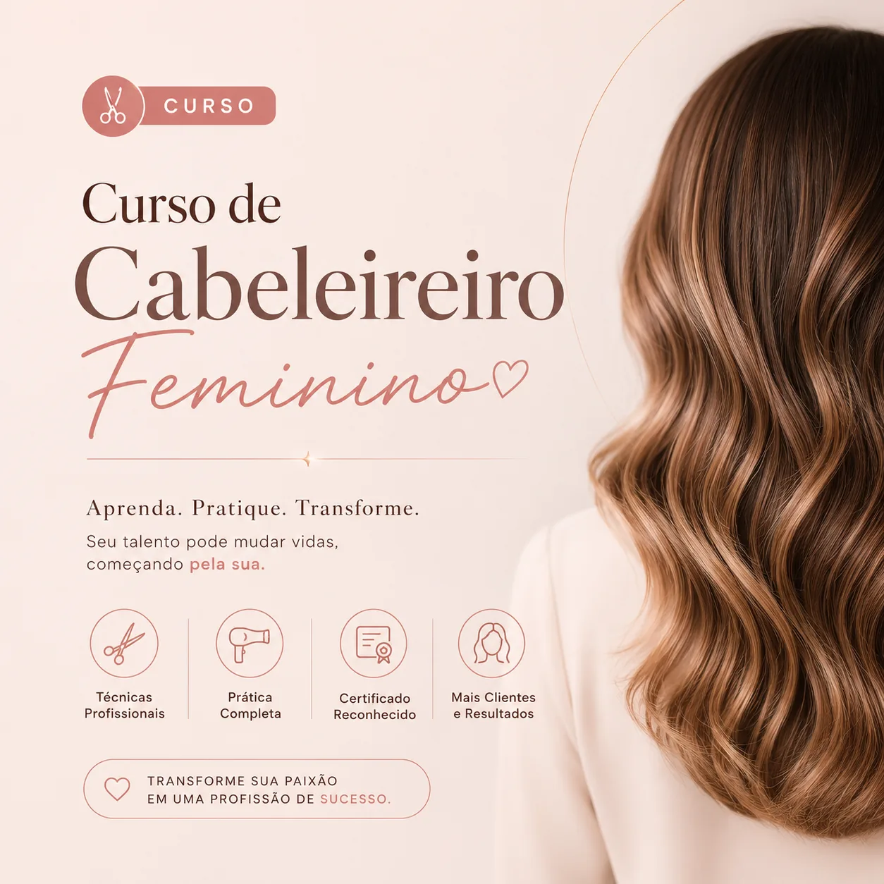 Curso de cabeleireiro profissional
