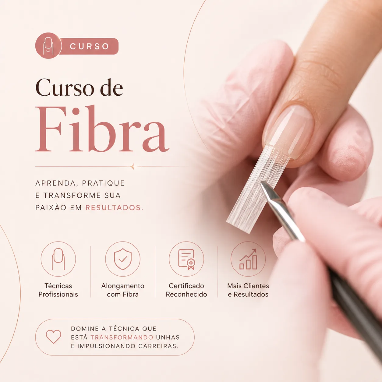 Curso de unha de fibra